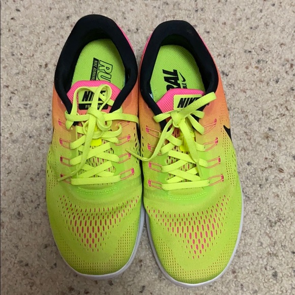 Neon ombré Nike free runs - Picture 5 of 5
